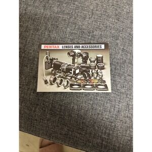 PENTAX LENSES and ACCESSORIES BOOKLET 9/83 Japan